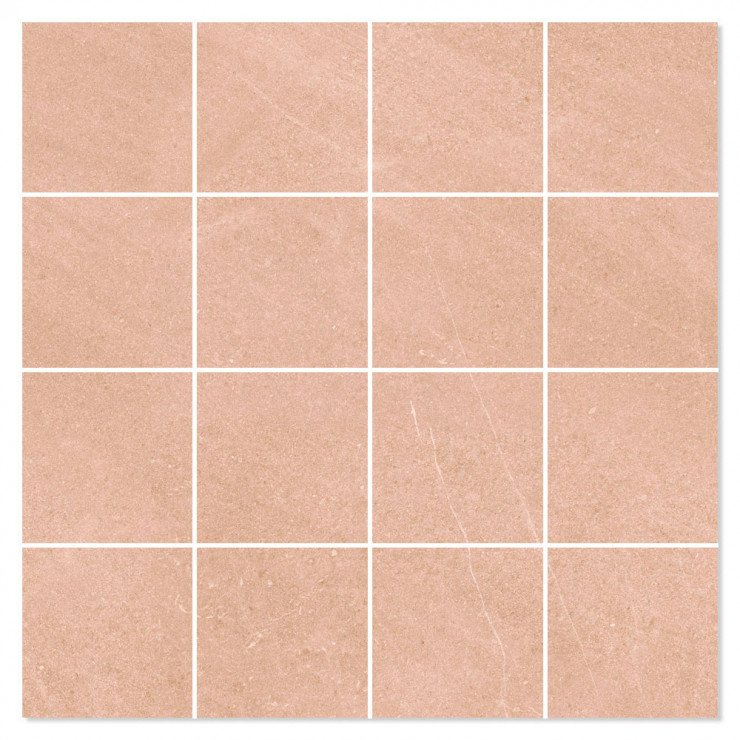 Mosaik Klinker Floriano Beige Mat 30x30 (7x7) cm-0